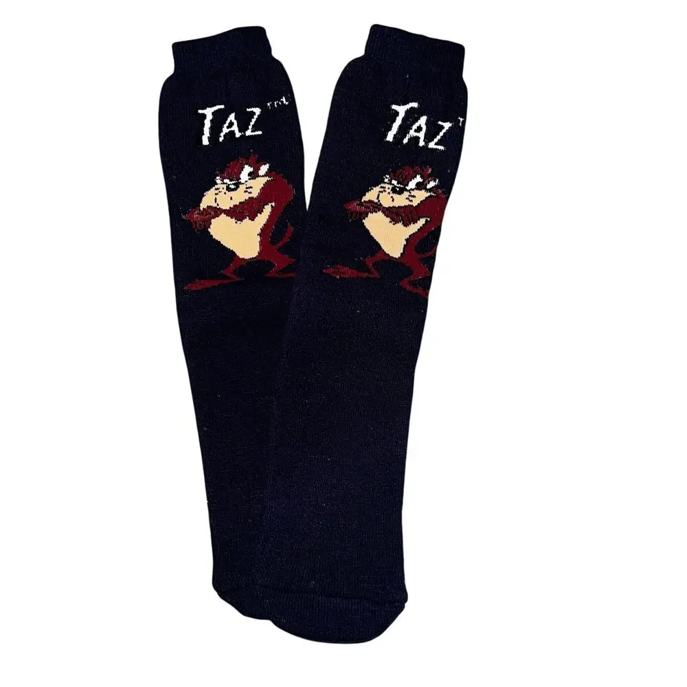 Tasmanian Devil Vintage Looney Tunes 1997 grip Slipper Socks Vintage adult OS